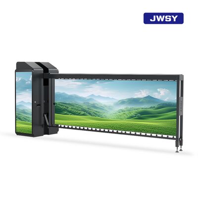 Wushi Grey Heavy Duty Barrier Gate DC24V Advertising Parking Barrier Gate