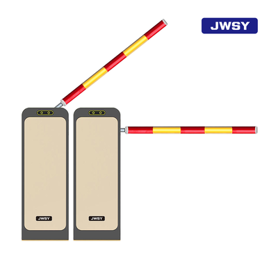 JWS-D06 Spaceman Series Barrier Gate with Champagne Gold Cabinet and Luminous Foam Arm for DC24V Power Supply
